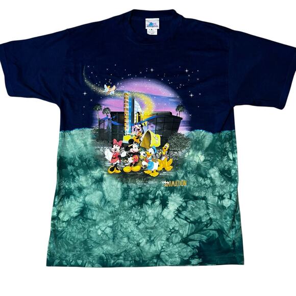 Vintage Disneyland resorts Animation Walt Disney T-shirt All Over Print LARGE - Picture 2 of 12